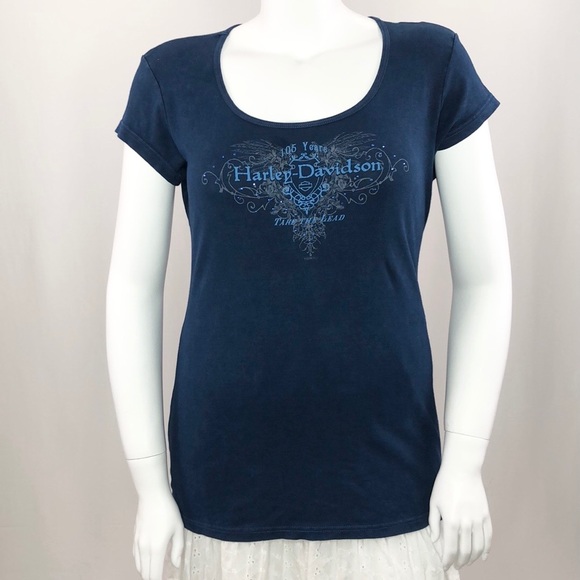 Harley-Davidson Tops - Harley Davidson Navy Top XL